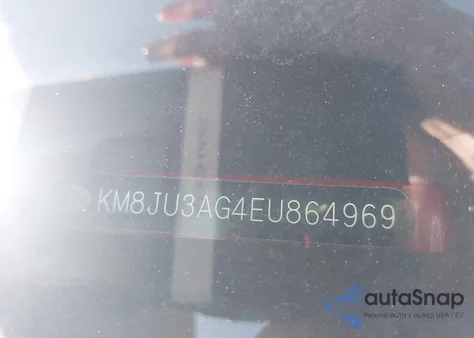 2014 Hyundai Tucson Se z USA, uszkodzony, nr VIN KM8JU3AG4EU864969